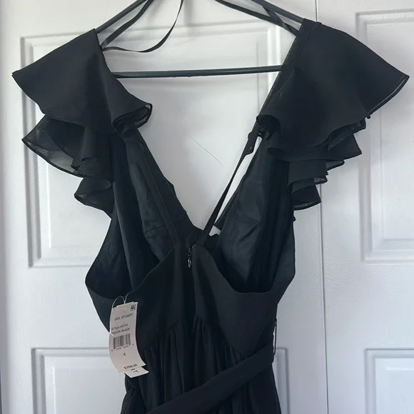 Jill Jill Stuart Ruffle Chiffon Gown MSRP $398 - Picture 9 of 13